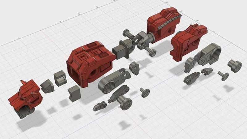 Illustration for article titled Building This Transforming Voltron Is the Only Reason You Need to Buy a 3D Printer
